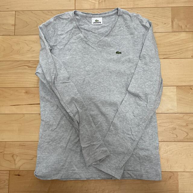 LACOSTE(ラコステ)のラコステ☆ＶネックロングTシャツ メンズのトップス(Tシャツ/カットソー(七分/長袖))の商品写真