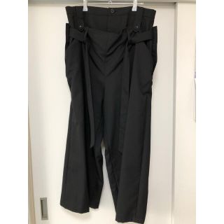 ヨウジヤマモト(Yohji Yamamoto)のGround Y GC-P08-100 ダブルウエストパンツ(その他)