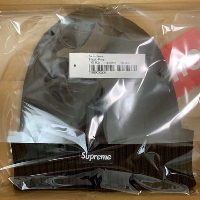 Supreme Overdyed Beanieブラック状態