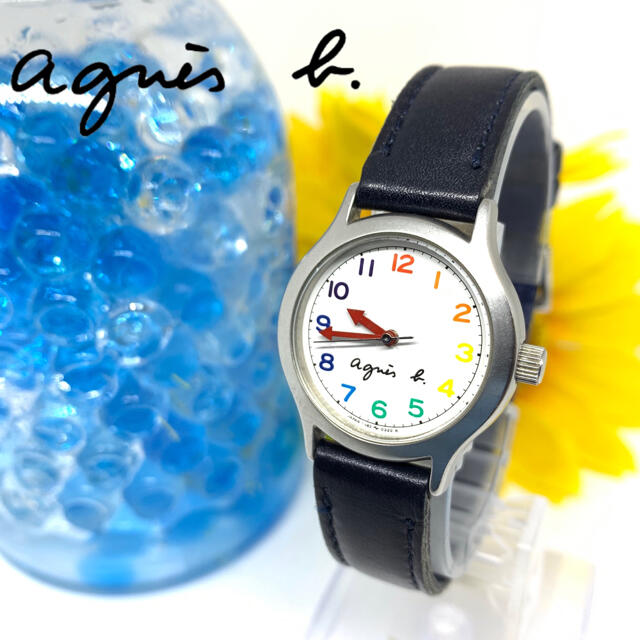 agnes b.(アニエスベー)のアニエスベー  レディース腕時計　人気　カラフル　新品電池です☆ レディースのファッション小物(腕時計)の商品写真