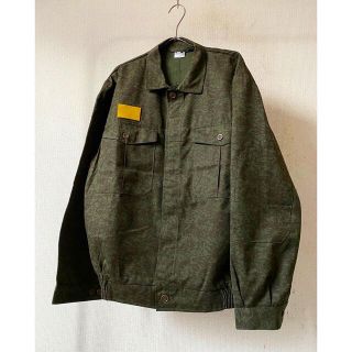 ミリタリー(MILITARY)のdead stock vintage チェコ軍 メカニック ワークジャケット(ミリタリージャケット)