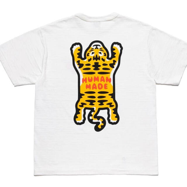 驚きの値段で
 surly様 HUMAN human 3XL MADE タイガー HUMAN Tシャツ 白 surly様 Tシャツ XL XL バンダナ付き タイガー トップス