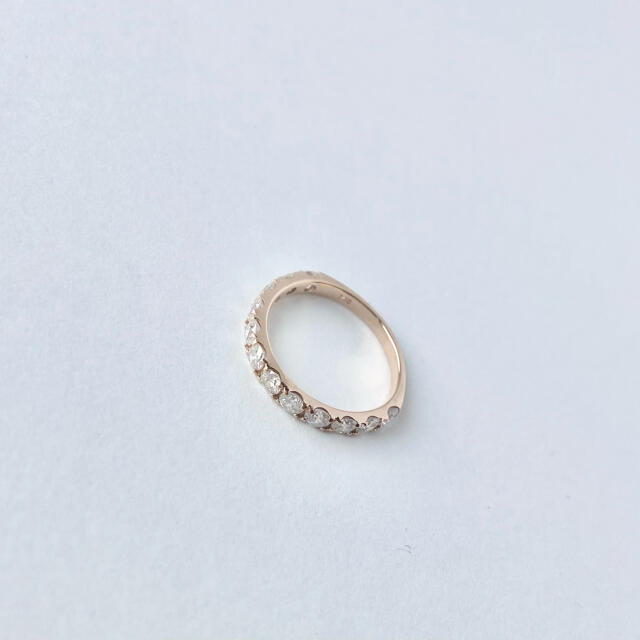 k18  ダイヤモンド　1カラット　エタニティ　リング　鑑別書　指輪　宝石 レディースのアクセサリー(リング(指輪))の商品写真