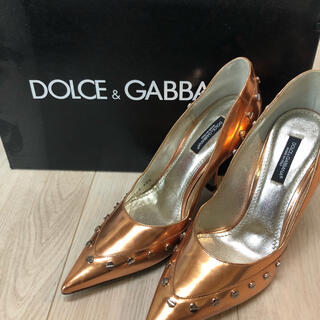 ドルチェアンドガッバーナ(DOLCE&GABBANA)の新品　ドルガバ　ハイヒール　22.5㎝(ハイヒール/パンプス)