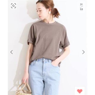 イエナ(IENA)の IENA  LA BOUCLE コットンツイスト バイオTシャツ◆(Tシャツ(半袖/袖なし))