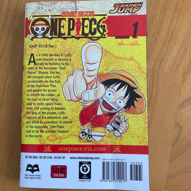 One Piece, Vol. 1, 1 エンタメ/ホビーの本(洋書)の商品写真