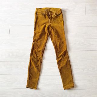 JBRAND美シルエットダメージ加工スキニーカーゴパンツ25茶USAセレブ
