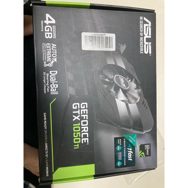 ASUS GeForce GTX 1050Ti 4GB