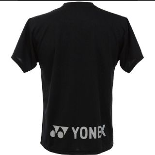 ヨネックス(YONEX)のタグ付き　新品　ヨネックスTシャツ　YONEX　 ユニM  ブラックシルバー(ウェア)