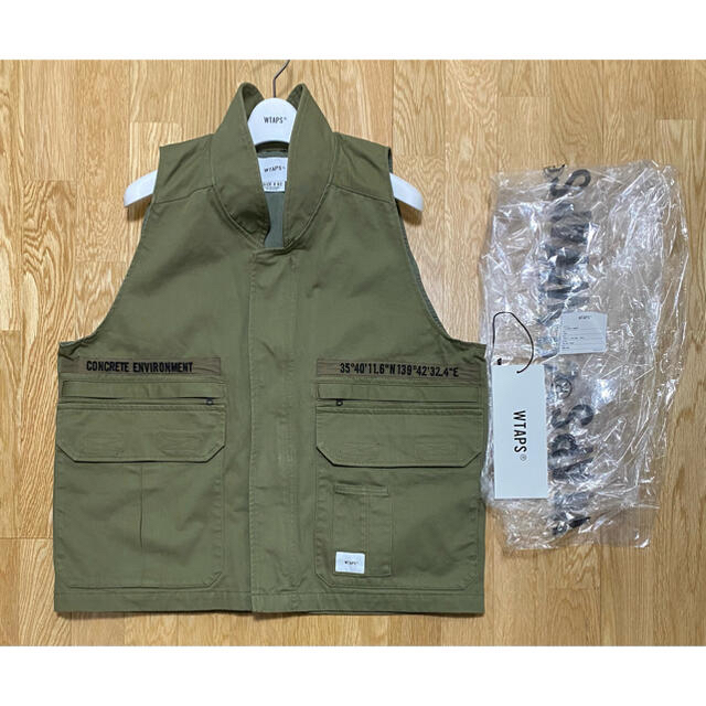 トップスWTAPS 21SS REP VEST Mサイズ　ダブルタップス ベスト