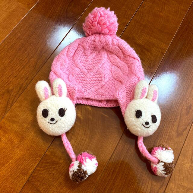 【美品】ミキハウス うさこ ニット帽
