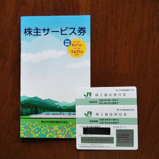 JR東日本 株主優待割引券 ２枚 &株主サービス券(その他)