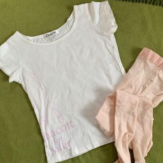 チャコット(CHACOTT)のCHACOTT バレエTシャツ&タイツ　130センチ(ダンス/バレエ)