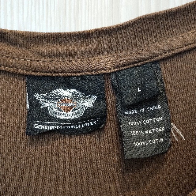 Harley Davidson(ハーレーダビッドソン)のハーレーダビットソン　タイダイ長袖Tシャツ　バックプリント　イーグルタグ90's メンズのトップス(Tシャツ/カットソー(半袖/袖なし))の商品写真