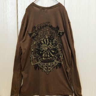 ハーレーダビッドソン(Harley Davidson)のハーレーダビットソン　タイダイ長袖Tシャツ　バックプリント　イーグルタグ90's(Tシャツ/カットソー(半袖/袖なし))