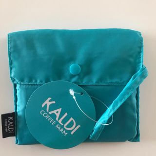 カルディ(KALDI)のカルディ　エコバッグ　ブルー(エコバッグ)