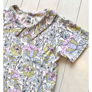 キャラメルベビー&チャイルド(Caramel baby&child )のmisha&puff フラワープリント トップス(4-5Y)(Tシャツ/カットソー)