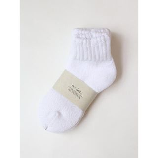 ワンエルディーケーセレクト(1LDK SELECT)の【新品】MY_マイ WOMEN'S SOCKS WHITE ソックス ホワイト(ソックス)