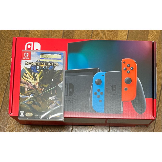 Capcom Switch 本体 ネオン モンハンライズ セットの通販 By もくもく S Shop カプコンならラクマ