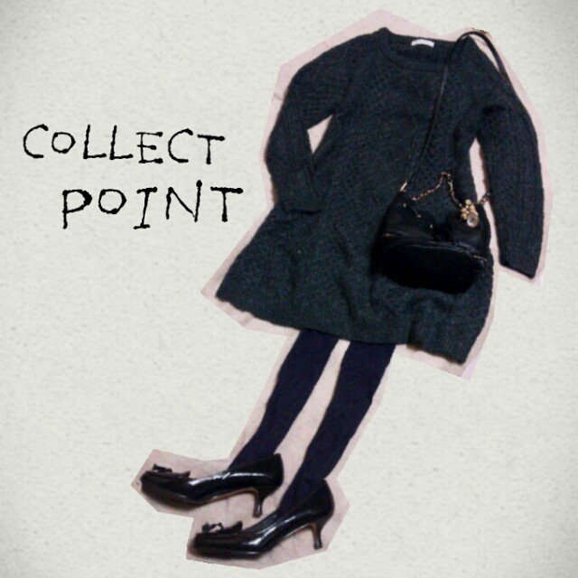 collect point(コレクトポイント)のCOLLECTPOiNT♡ニットワンピ レディースのワンピース(ミニワンピース)の商品写真