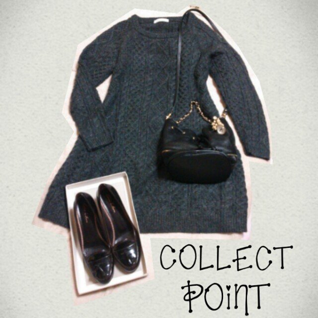 collect point(コレクトポイント)のCOLLECTPOiNT♡ニットワンピ レディースのワンピース(ミニワンピース)の商品写真