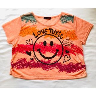 ラブトキシック(lovetoxic)の【ユーズド品】【女の子１６０】ラブトキシック　オーバーカットソー(Tシャツ/カットソー)