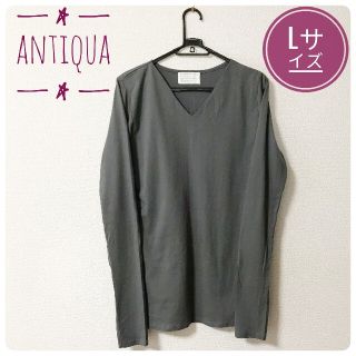 アンティカ(antiqua)のアンティカ　antiqua レディースカットソー　ロンT　大人気(Tシャツ(長袖/七分))