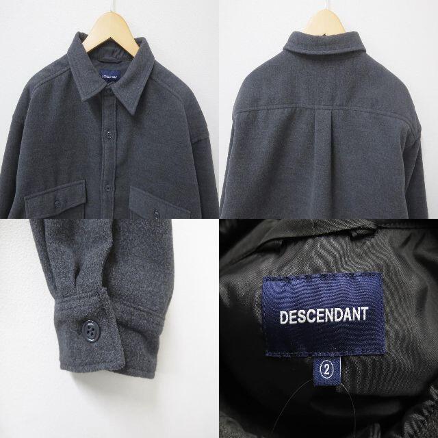 W)taps(ダブルタップス)のDESCENDANT 20AW CPOC MELTON SHIRT 美品【G】 メンズのトップス(シャツ)の商品写真