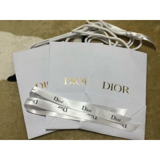 ディオール(Dior)のDior ショッパー ショップ袋 3枚入 リボン付き(ショップ袋)