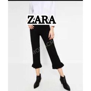 ザラ(ZARA)のZARA 新品未使用 タグ付き BLACK パンツ(カジュアルパンツ)