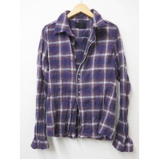 ジュンハシモト(junhashimoto)のjunhashimoto 18AW WRINKLE SHIRT チェックシャツ(シャツ)