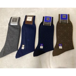 クリスチャンディオール(Christian Dior)の新品/紳士ブランド靴下　Mサイズ(ソックス)