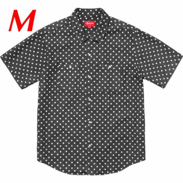 supreme  polka dot denim shirt  Mサイズメンズ