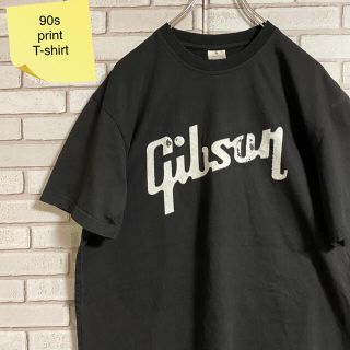 90s 古着  Tシャツ プリント ブラック 英字 シンプル(Tシャツ/カットソー(半袖/袖なし))