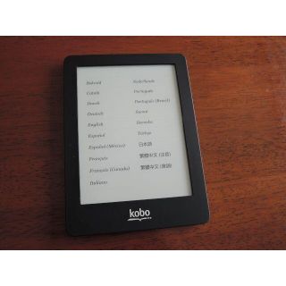 ラクテン(Rakuten)の楽天kobo glo ブラックナイト(電子ブックリーダー)