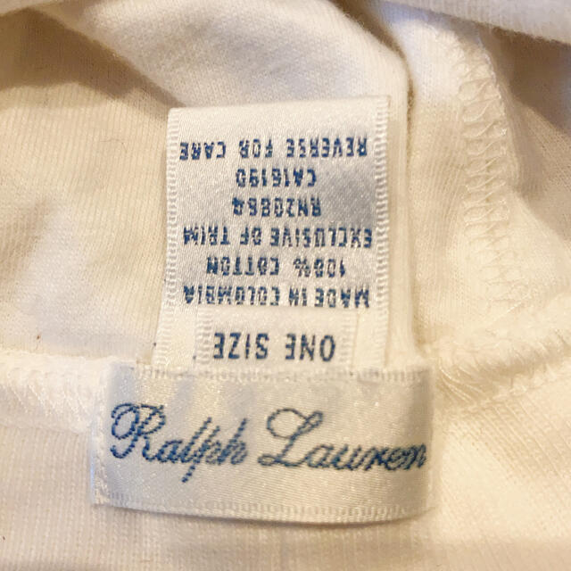 Ralph Lauren(ラルフローレン)の新生児　帽子　ラルフローレン キッズ/ベビー/マタニティのこども用ファッション小物(帽子)の商品写真