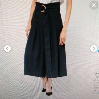 スピックアンドスパン(Spick & Span)のSpick&Span ハイウエストガウチョ ワイド パンツ(クロップドパンツ)