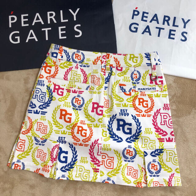 PEARLY GATES - パーリーゲイツグログランカラフルローリエプ リント