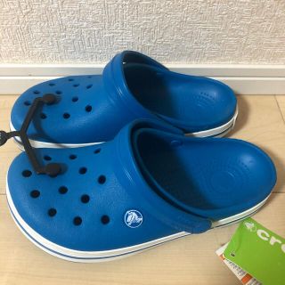 クロックス(crocs)の【クロックス】サンダル クロックバンド クロッグ ブルー【23cm】(サンダル)