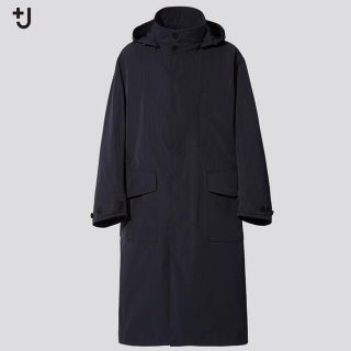 ユニクロ(UNIQLO)の【新品】 オーバーサイズフーデッドロングコート ＋j Mサイズ(ダッフルコート)