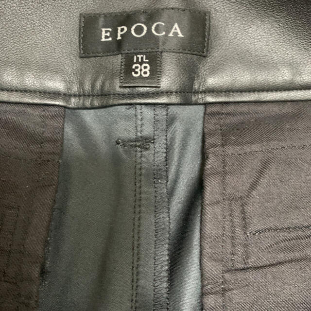 EPOCA(エポカ)のエポカ合皮黒パンツ値下げ レディースのパンツ(その他)の商品写真