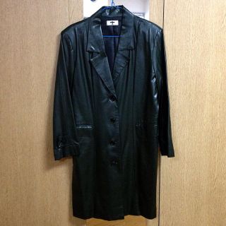 おしゃれ！♡レザーコート(ロングコート)
