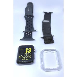 アップルウォッチ(Apple Watch)のApple Watch Series 3 Nike+ 42mm美品⭐︎おまけ付き(その他)