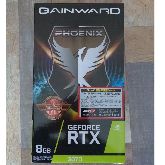 新品 RTX 3070 Phoenix GS Gainward