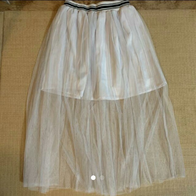 WEGO(ウィゴー)のWEGO ロングスカート ホワイト レディースのスカート(ロングスカート)の商品写真