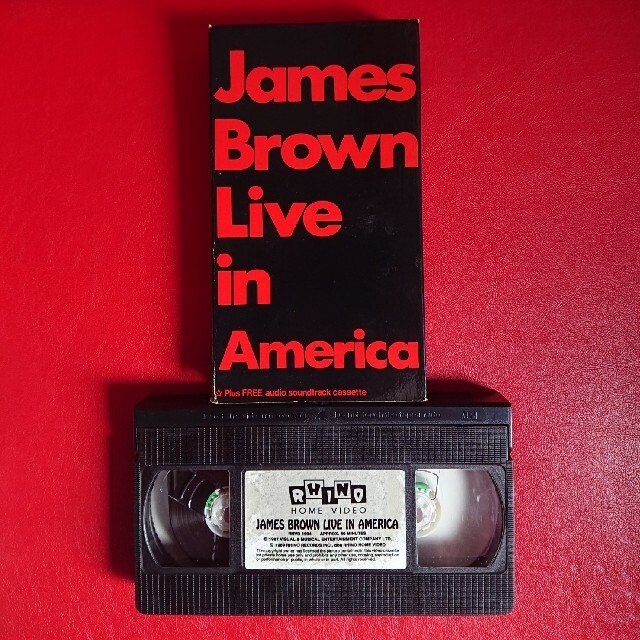 James Brown Live in America（ビデオテープ） エンタメ/ホビーのタレントグッズ(ミュージシャン)の商品写真