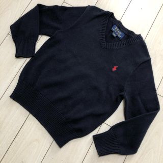 ポロラルフローレン(POLO RALPH LAUREN)のラルフローレン 100 110 115 S カーディガン 濃紺 お教室 子供(カーディガン)