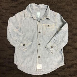 ベビーギャップ(babyGAP)のギャップ GAP デニムシャツ 100cm 美品(Tシャツ/カットソー)