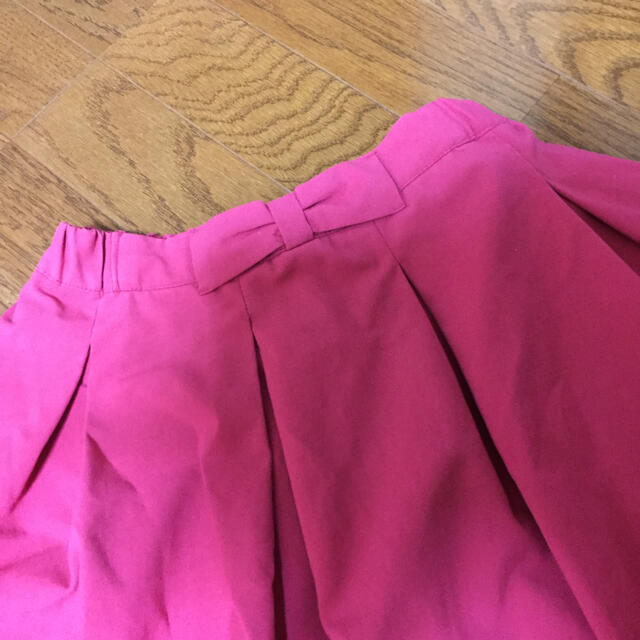 3can4on(サンカンシオン)のローズピンクスカート 130㎝ キッズ/ベビー/マタニティのキッズ服女の子用(90cm~)(スカート)の商品写真