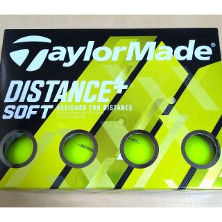 テーラーメイド(TaylorMade)の【新品】テーラーメイドゴルフボール ディスタンス+ソフトマットイエロー1ダース(その他)